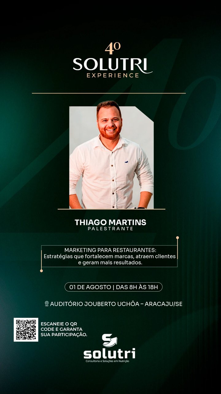 Thiago Martins — Marketing para Restaurantes